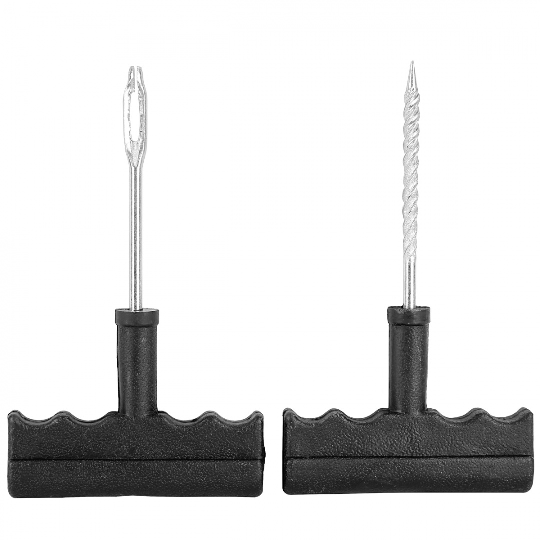 Набор для ремонта бескамерных шин "Nova Bright" (спиральный рашпиль, шило, жгуты, клей)